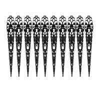 POPETPOP 20 Pièces Ongle de Fête Noir en Fer, pour Fête Halloween