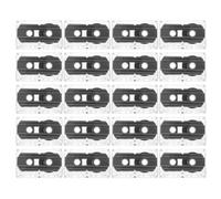 POPETPOP 20 Pièces Plastique Cassette Audio 60 Vierge Enregistrement | Reproduction Sonore Claire, Modes de Lecture Lente et Répétée, Réutilisable, pour Cours de Langue et Réunions