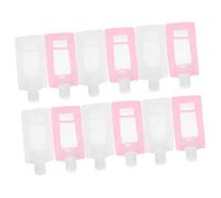 POPETPOP 20 pièces Pochette Recharge Shampoing Trousse Toilette Transparente Étanche et Léger Pochettes de Voyage Antifuite pour Lotion et Cosmétiques Stand Up Lotion Pouch Portable Kit