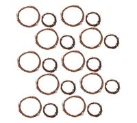 POPETPOP 20 Pièces Wreath Rings Rattan Frame for DIY Decoration Rustic Vine Forms for Front Door Wedding Party and Home Hanging Natural Craft Base