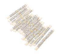 POPETPOP 20 Rouleaux de Parchemin Mezouza Casher Imprimé Bénédiction Hébraïque pour Porte Juive Accessoire Religieux Flexible Décoration Maison Cadre de Mitzvah