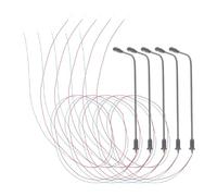 POPETPOP 200 en Acier, Micro-éclairage Public pour Maison de Poupée et Trains Miniatures, Accessoires pour Modélisme Urbain et Scènes Ferroviaires