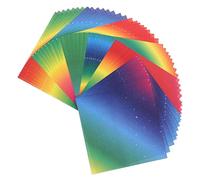 POPETPOP 200 feuilles Papier Origami Double Face Matériel DIY Coloré pour Garçon Fille Bricolage et Décoration pour Créer des Formes Traditionnelles et la Créativité