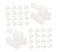POPETPOP 200 Pièces de Prises Broches Transparente Plastique Résistants Poussière Eau pour Sécurité Utilisation Publique et Domestique