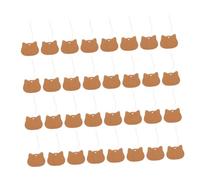 POPETPOP 200 Pièces Étiquettes Kraft Papier avec Cordon Élastique Tags Prix Blancs Écrits Main pour Vêtements Bijoux Affichage Commercial