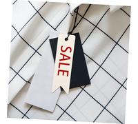 POPETPOP 200 pièces Étiquettes Suspendues Papier Kraft Petit Format Cartes Vierges pour Marquage et Prix Étiquettes Prix Blanches pour Petites Entreprises et Usage Manuel