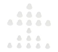 POPETPOP 200 pièces Gobelets Silicone pour Pigments et Encre de Tatouage U-forme Petit et Moyen Supports Durables pour Tatoueurs et Esthéticiens Base Plate Antidérapante