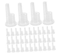 POPETPOP 200pièces Bouchon Intérieur Pour Flacon Huile Essentielle Threads Bouchons Compte-gouttes Compatibles Flacons Étanches Pp Durables Pour Usage Personnel Et Diy