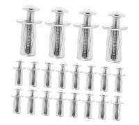 POPETPOP 20ensembles Écrous Expansibles Pour Porte Creuse Boulons Ancrage Pour Tôle Inserts Filetés Pour Métal Lot