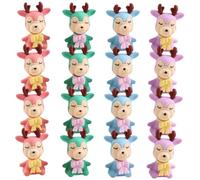 POPETPOP 24 pièces Gommes Caoutchouc pour Élèves Effaceurs Mini-Cartoon Portables Texture Douce et Forme Créative Fournitures Scolaires et Amusantes Couleur Aléatoire Couleur Aléatoire