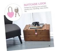 POPETPOP 24 pièces Lot de Mini Cadenas Forme Cœur Alliage Anti-rouille avec Clés Cadenas Petit Cœur Léger et Polyvalent pour Boîte à Bijoux Casier Collège et Agenda Cadeau Saint-valentin