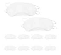 POPETPOP 24 Pièces Masques Sommeil Polyester Masques Dormir Occultants Confortables avec Bande Élastique Cache Yeux Dormir pour Voyage Avion Hôtel Équipe et Sieste