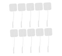 POPETPOP 24 pièces Pads Électrodes Autocollants avec Prise Gel Non-Réutilisables pour Stimulation Musculaire et Soins Thérapeutiques