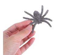POPETPOP 25 pièces Araignées Poilues Fausses Réalistes Décorations Halloween Petites Grises pour Ambiance Hantée Intérieure Accessoires Légers sans Entretien pour Fête
