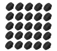 POPETPOP 25 Pièces Pieds Antidérapants et Amortisseurs en Plastique pour Boîtiers Pc, Conçus pour Réduire Les Vibrations et Surélever Le Châssis, Adaptés aux Bureaux et Surfaces en Verre
