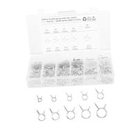 POPETPOP 250 pièces Lot de Colliers à Ressort pour Durite Carburant Installation Facile Fixation Stable pour Tuyaux