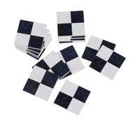 POPETPOP 27 pièces Miniature Wood Floorboards for Dollhouse Mini House Building Kit with Realistic and Tile Design Furniture Ornaments Accessory