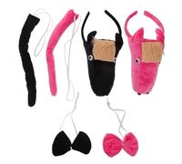 POPETPOP 2ensembles Accessoires Pour Chevaux Serre- Queue Et Pour Déguisements Animaux Adaptés Aux Fêtes Thème Jungle Et Aux Déguisements Ferme