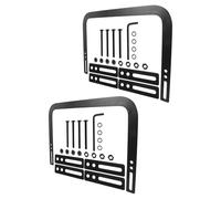 POPETPOP 2ensembles Butées de Matelas Métalliques pour Sommier Stabilisateurs Antidérapants Supports de Fixation pour Lit