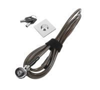 POPETPOP 2m Câble Antivol Renforcé avec Verrou pour Ordinateur Portable Et Tablette Sécurité Portable pour Bureau Et Domicile Antivol Résistant Coupure