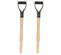 POPETPOP 2pcs Manche de Bêche en Bois Ergonomique Antidérapant 58cm pour Outils de Jardinage Polyvalents pour Plantation et Camping