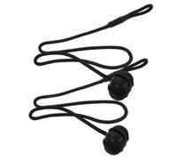 POPETPOP 2pcs Sangle de Porte-bagages et Cordon Tablette Arrière Intérieure de Voiture Noir pour Voiture Installation Facile Matériaux Plastiques Haute Résistance