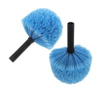 POPETPOP 2pcs Tête de Plumeau à Visser Arrache-Toiles D'araignée pour Plafonds Domestiques, Tête Sphérique Légère et Flexible en Nylon et PP, Nettoyage Intérieur Facile