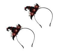 POPETPOP 2pièce Serre-tête de Magicien Créatif pour Fête Halloween Bandeau Maléfique Forme de Chapeau