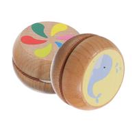 POPETPOP 2pièces Balle Yoyo Bois pour Extérieur Jouet Unisexe pour Bout des Doigts Balles Yo-yo Bois Unisexes