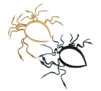 POPETPOP 2pièces Bandeau Méduse Serpent Lot de Serre-tête Flexible pour Femmes et Filles Coiffe Égyptienne avec Serpents Détaillés pour Halloween et Déguisements