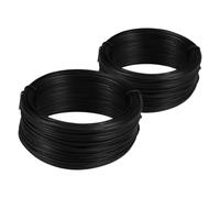 POPETPOP 2pièces Bobine de Fil Attache pour Barres Armature Fil Attache Noir Mètres pour Travaux Manuels Treillis Jardinage et Autres Créations