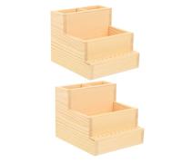 POPETPOP 2pièces Boîte de Rangement pour Outils à Ongles Présentoir à Embouts Niveaux pour Manucure et Petite Outillage