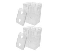 POPETPOP 2pièces Boîte Élevage Transparente pour Aquarium Isolateur pour Poissons Bettas Et Poissons-Clowns Incubateur Flottant pour Alevins