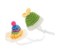 POPETPOP 2pièces Bonnet pour Hamster Accessoire pour Petit Animal Lot Sangle Réglable