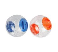 POPETPOP 2pièces Boule Interactive pour Hamster Jouet De Course Cristal Balle De Jeu pour Animaux De Compagnie