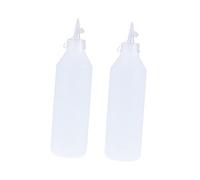POPETPOP 2Pièces Bouteilles Squeeze Plastique Lot de Distributeur de Liquide Capuchon pour Colle et Projets DIY