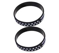 POPETPOP 2pièces Bracelet De Soutien Présidentielle Avec Drapeau Américain Lot De Accessoire Pour Fête De Indépendance Pour Adultes Et Garçon Fille