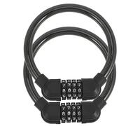 POPETPOP 2Pièces Cadenas à Combinaison Chiffres pour Vélo et Accessoire de Cycle à Usure pour Sécuriser Vos Vélos Scooters et Équipements de Cyclisme