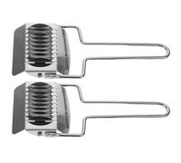 POPETPOP 2pièces Coupe-pâtes Manuelle Acier Inoxydable pour Pâtes Fraîches Couteau à Nouilles Multifonctionnel pour Spaghetti Ramen et Découpe de Légumes