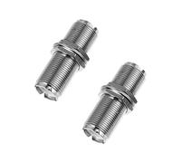 POPETPOP 2pièces Coupleur Coaxial Adaptateur De Câble Coaxial Connecteurs Adaptateur Femelle vers Femelle Rallonge De Câble