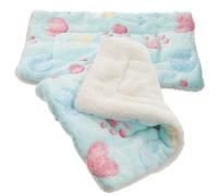 POPETPOP 2pièces Couverture Hiver Chaude pour Hamster Écureuil Cochon Lot de Tapis Carrés Confortables Et Sûrs pour Petit Animal