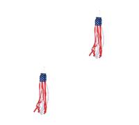POPETPOP 2pièces Drapeau Américain Créatif Décoration De Jardin Et Balcon Pour Patriotiques Et Événements Extérieurs