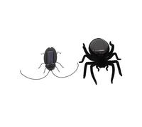POPETPOP 2Pièces Éducatif Simulation de Spider et Cafard pour Garçon Fille Drôle et Délicat et pour Halloween et Moments de Farces