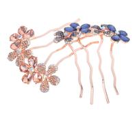 POPETPOP 2pièces Épingle à Cheveux de Mariée Strass et Pierre Nacrée Barrette Vintage pour Coiffure de Mariage Accessoire de Tête pour Femmes Mariées