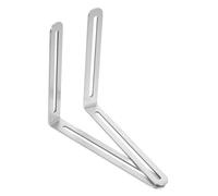 POPETPOP 2pièces Équerre Acier Inoxydable Réglable Avec Design Ajustable Support Robuste Pour Étagères Et Fixations