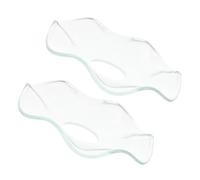 POPETPOP 2pièces Lot de Anneaux Récupérateurs De Cire Plaque Transparente Anti-Gouttes pour Bougeoirs Accessoires De Décoration