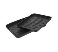 POPETPOP 2pièces Lot de Bacs à Chaussures Plastique Résistant à Eau pour Entrée Garage Intérieur Ou Extérieur Multi-usages