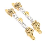 POPETPOP 2pièces Mezouza De Porte Métal avec Parchemin Cadeau pour Porte Extérieure Décoration Juive Intérieure