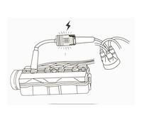 POPETPOP 2pièces Testeur Allumage Double Prise avec Shrapnel Outil Diagnostic Étincelles pour Système Ignition Voiture Contrôle Rapide Bobine et Bougie