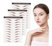 POPETPOP 3 Autocollants Pour Sourcils Transfert Tatouage Sourcils Artificiels 3d Biomimétiques Waterproof Pour Maquillage Facile à Appliquer Et Solide